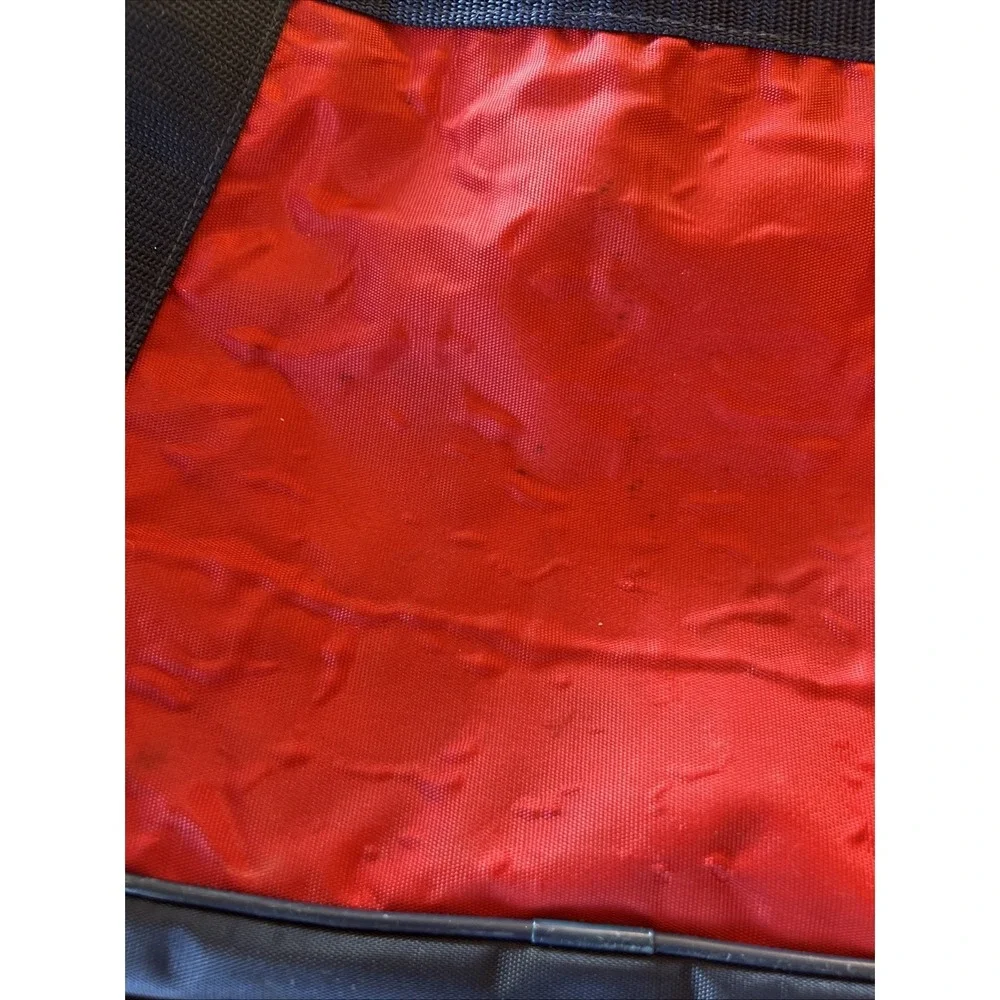 Vintage Polo Sport Ralph Lauren Duffle Bag Red Navy Blue Gym Travel Luggage